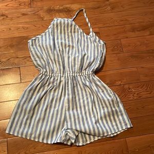 Striped romper
